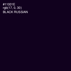 #11001E - Black Russian Color Image
